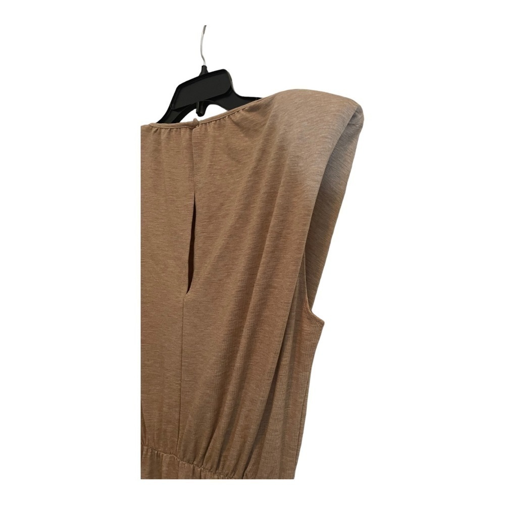 WAYF Padded Shoulder Midi Dress - Picture 12 of 15